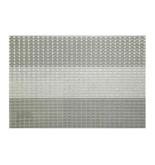 Maze Set Of 6 Vinyl Table Mat Grey Silver
