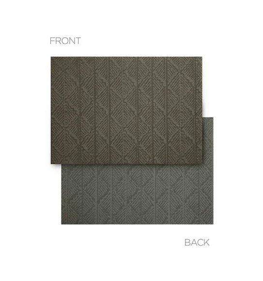 Maze Set Of 6 Vinyl Table Mat Grey