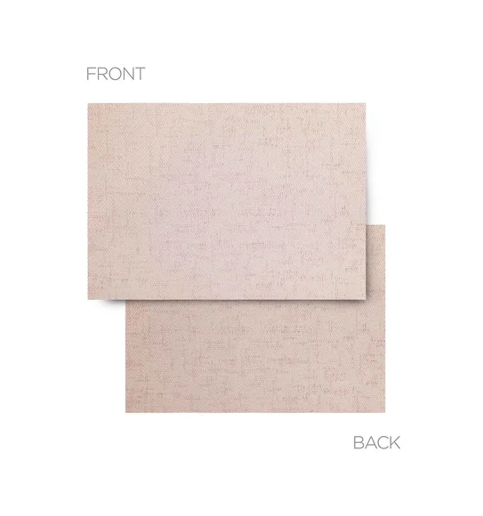 Maze Set Of 6 Vinyl Table Mat White Pink