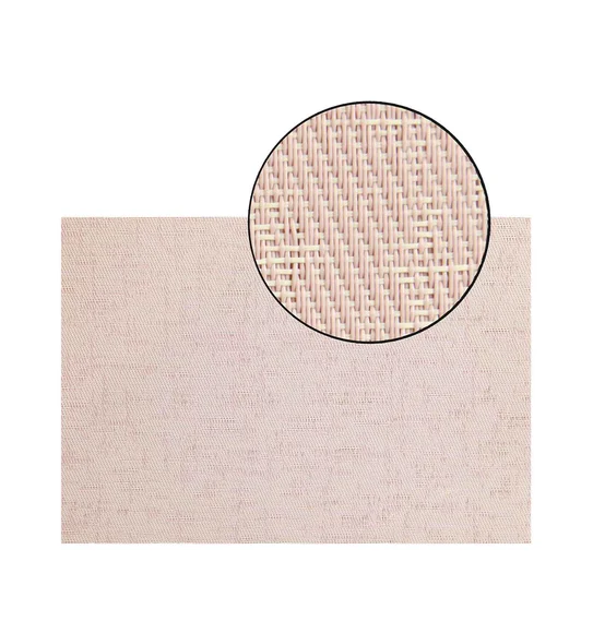Maze Set Of 6 Vinyl Table Mat White Pink