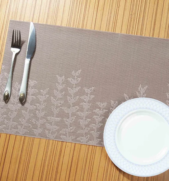 Maze Set Of 6 Vinyl Table Mat Onion Pink