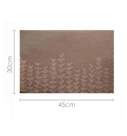Maze Set Of 6 Vinyl Table Mat Onion Pink