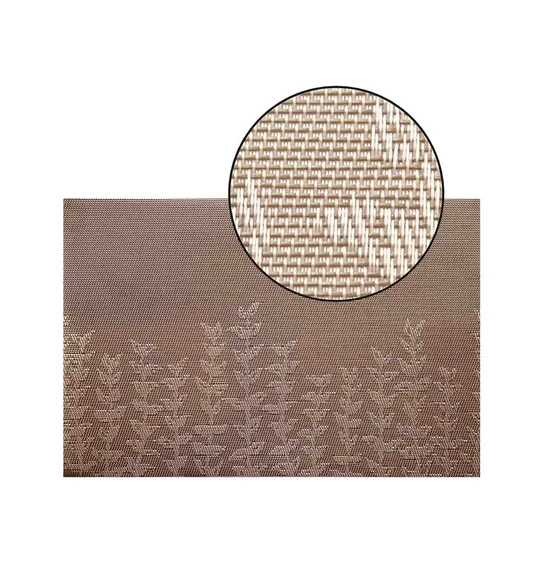 Maze Set Of 6 Vinyl Table Mat Onion Pink