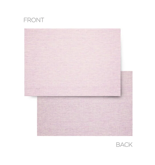Maze Set Of 6 Vinyl Table Mat Pink White