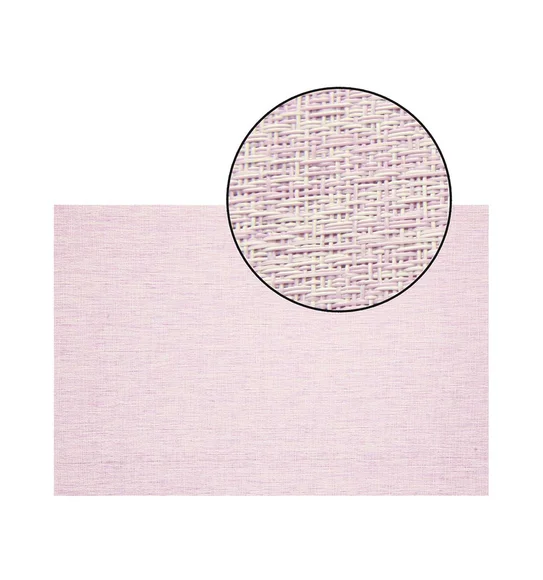 Maze Set Of 6 Vinyl Table Mat Pink White