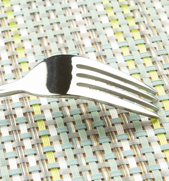 Maze Set Of 6 Vinyl Table Mat Green White