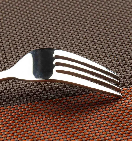 Maze Set Of 6 Vinyl Table Mat Rust