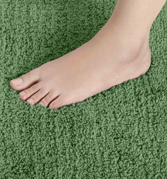 Diana Anti skid Super Absorbent Bath Mat Dark Green