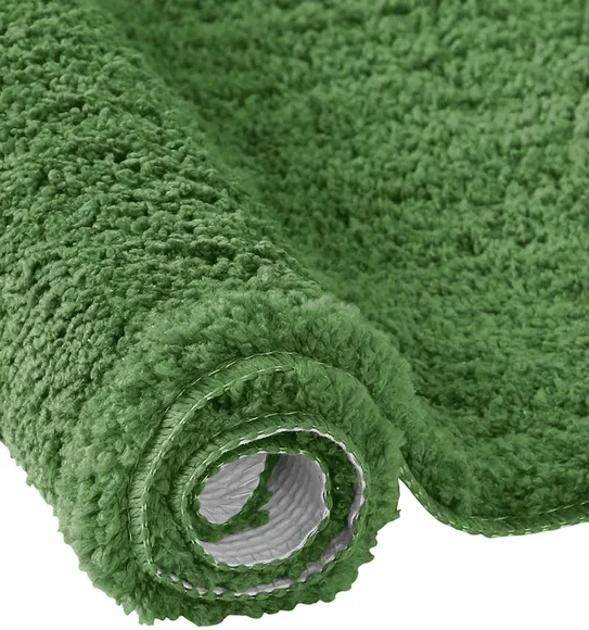 Diana Anti skid Super Absorbent Bath Mat Dark Green