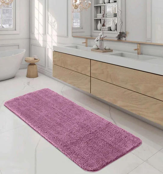 Diana Anti skid Super Absorbent Bath Mat Onion Pink