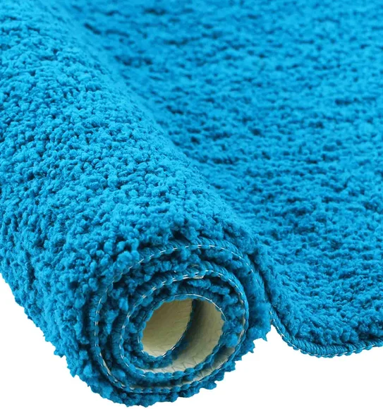 Diana Anti skid Super Absorbent Bath Mat Teal Blue