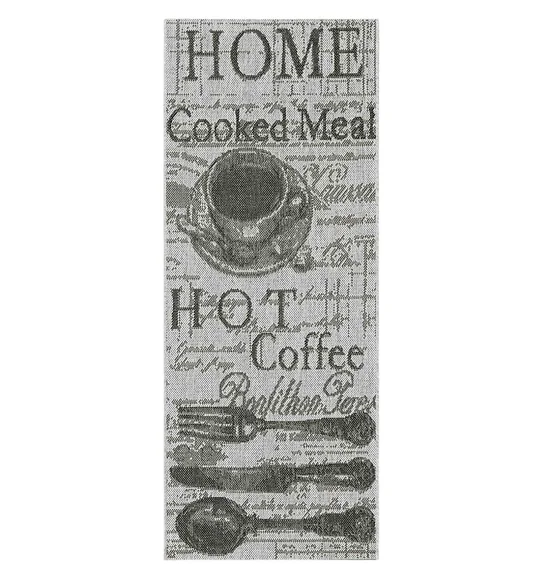 Kitchen Printed Carpet L.Grey