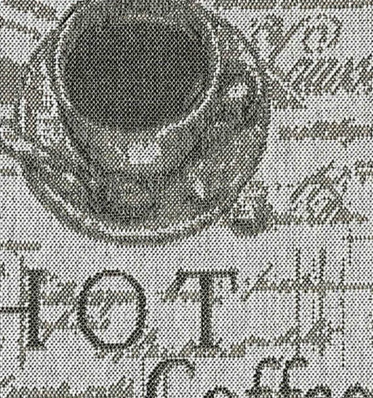 Kitchen Printed Carpet L.Grey