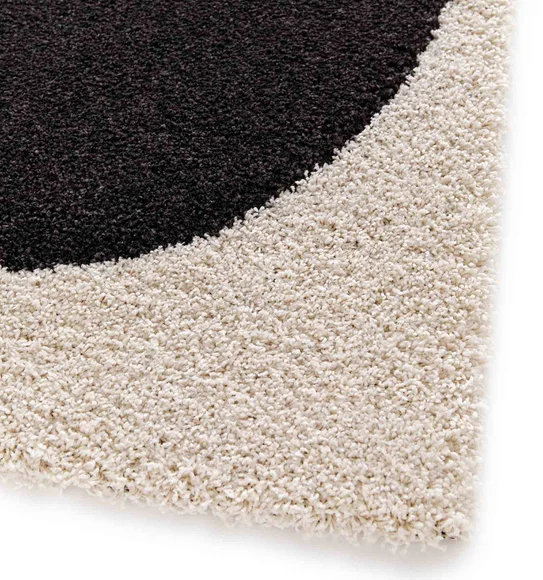 Naomi illusion Carpet Black