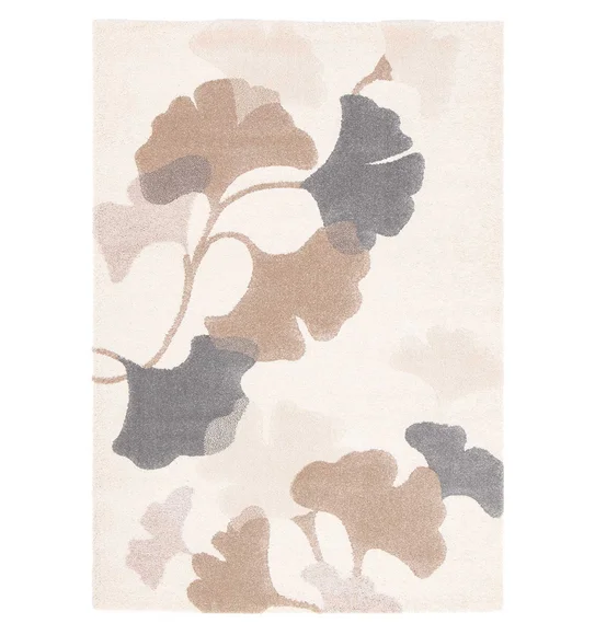 Naomi Hibiscus Carpet Brown