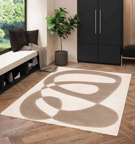 Naomi illusion Carpet Brown