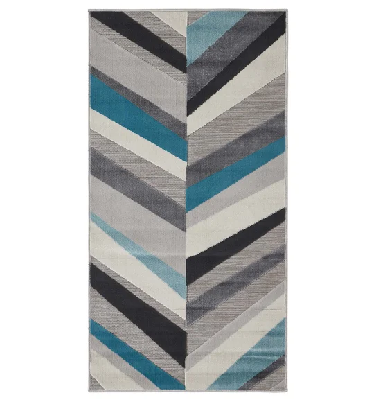 Flow C Leaf Runner Teal