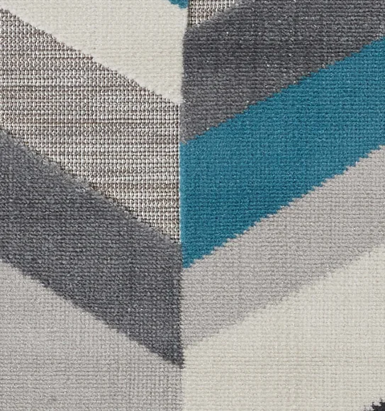 Flow C Leaf Runner Teal