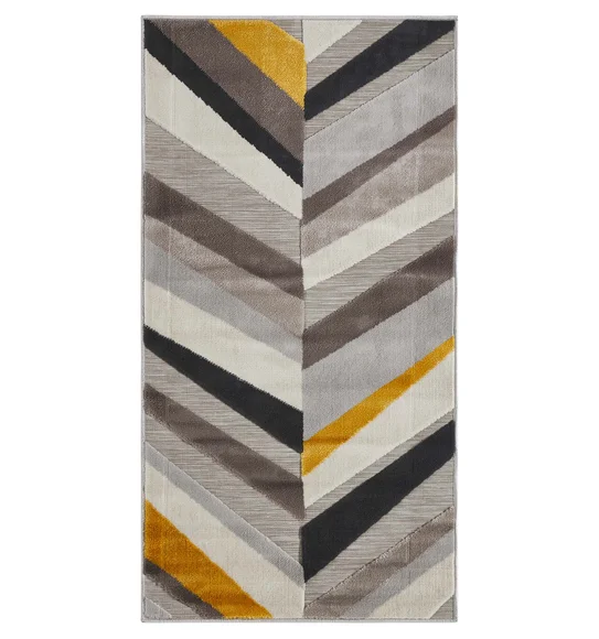 Flow C Leaf Runner Yellow