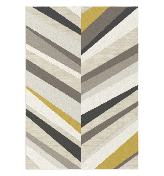 Flow C Leaf Carpet Yellow