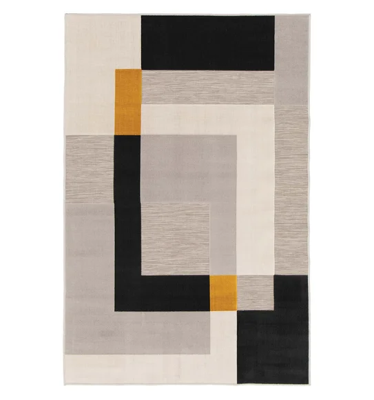 Flow C Maze Shuffle Carpet Yellow