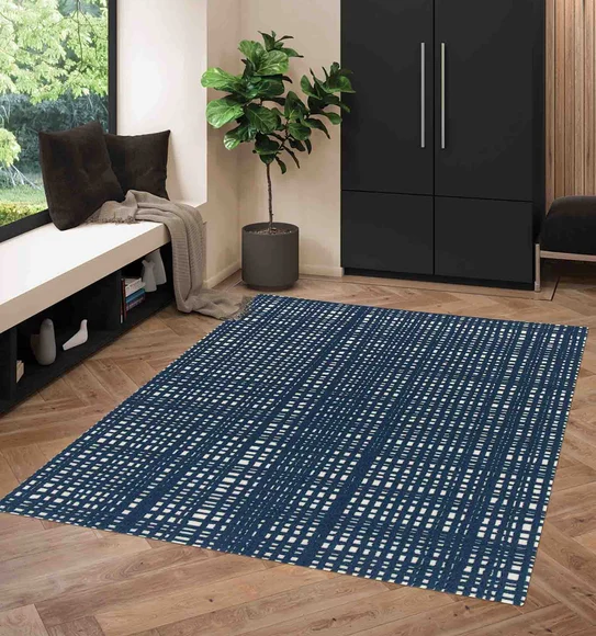 Sfynx Wire Gauze Carpet Blue