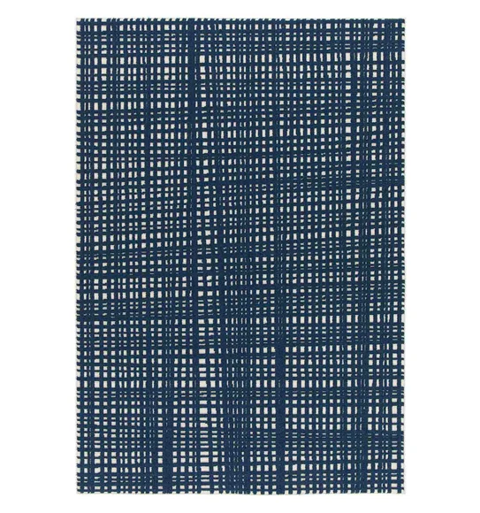 Sfynx Wire Gauze Carpet Blue
