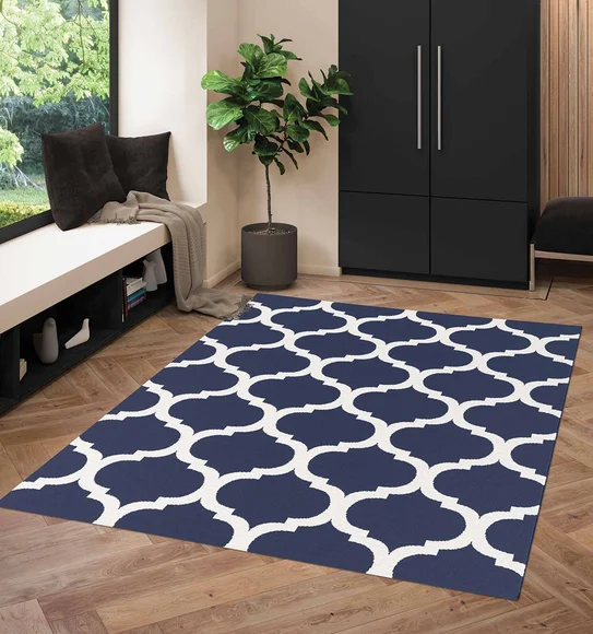 Sfynx Moroccan Carpet Blue