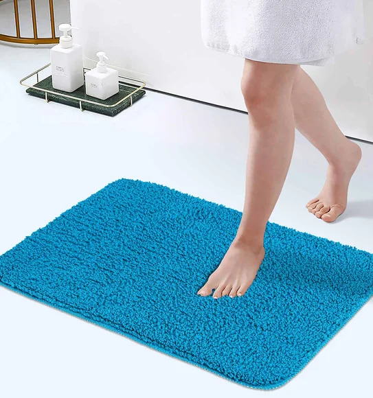 Grace Light Weight Super Soft Bath Mat Teal