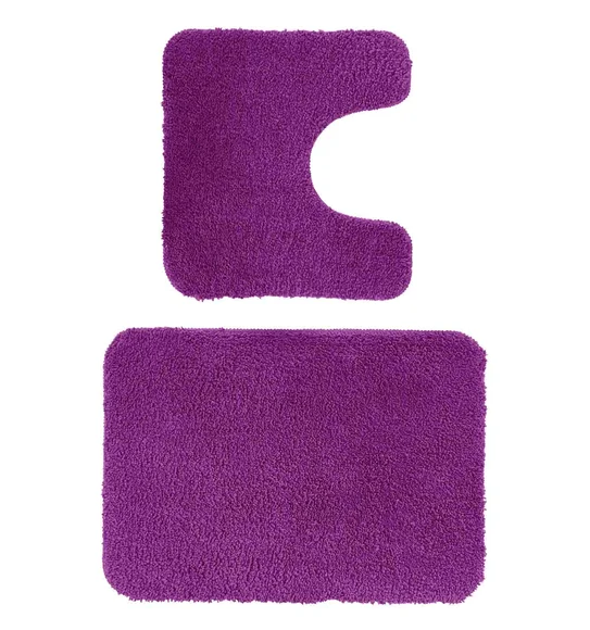 Grace Light Weight Super Soft Bath Mat Aubergine