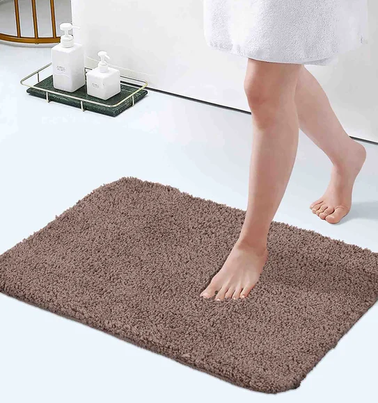 Grace Light Weight Super Soft Bath Mat D Chocolate