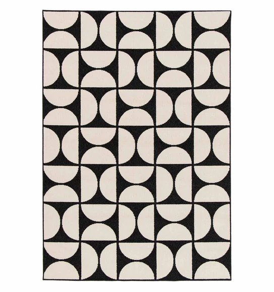 Sfynx Half Moon Carpet Charcoal