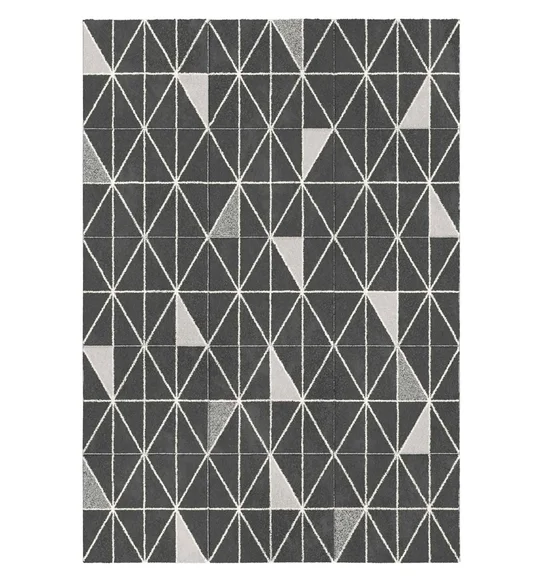 Shuffle Diamond Carpet Black