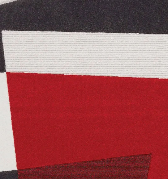 Shuffle Slab Carpet Red