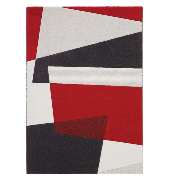 Shuffle Slab Carpet Red