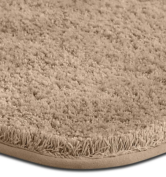 Munich Anti skid Polyester Bath Mat Beige