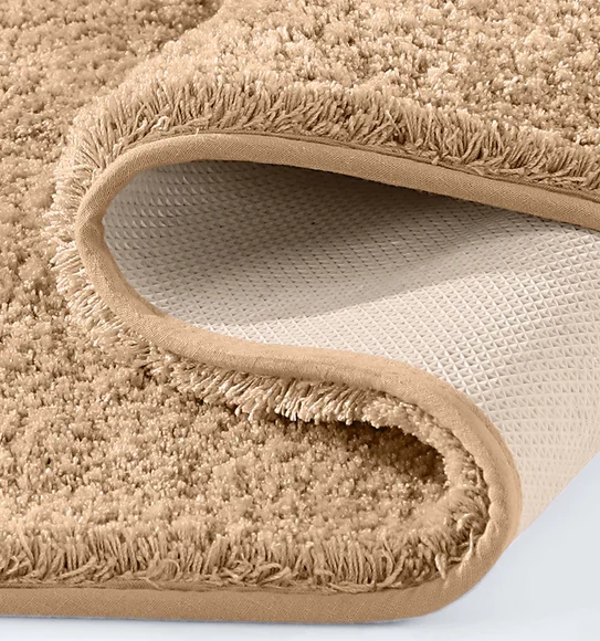 Munich Anti skid Polyester Bath Mat Camel