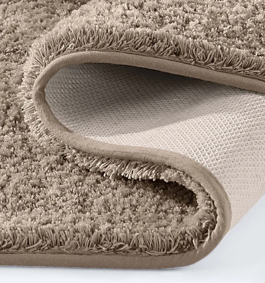 Munich Anti skid Polyester Bath Mat Taupe