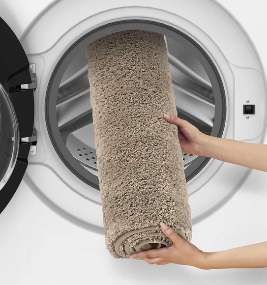 Munich Anti skid Polyester Bath Mat Taupe