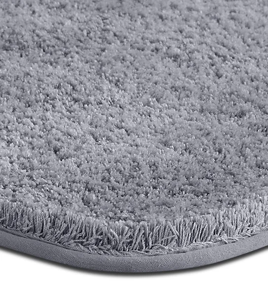 Munich Anti skid Polyester Bath Mat Grey
