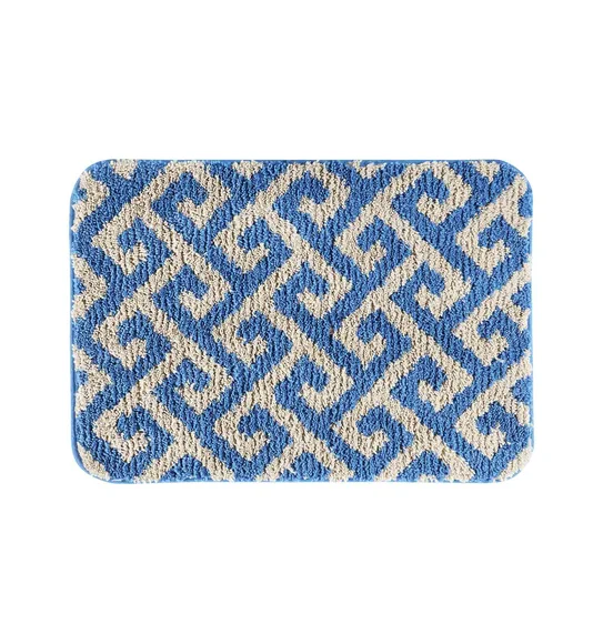Urban Anti skid Quick Dry Bath Mat Blue