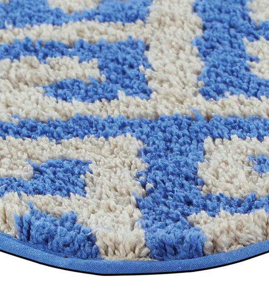 Urban Anti skid Quick Dry Bath Mat Blue
