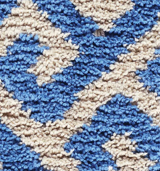 Urban Anti skid Quick Dry Bath Mat Blue