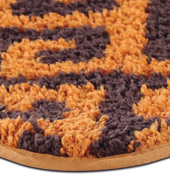 Urban Anti skid Quick Dry Bath Mat Mustard