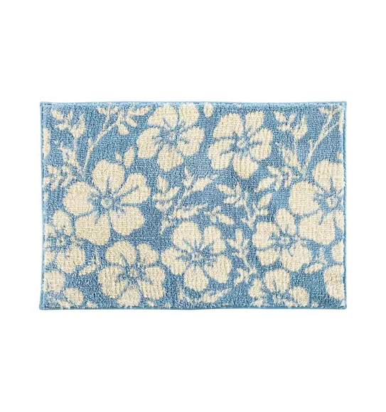 Ryan Quick Dry Polyester Bath Mat Baby Blue