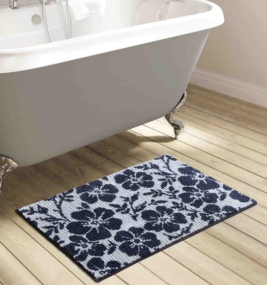 Ryan Quick Dry Polyester Bath Mat Grey