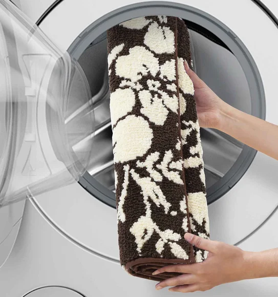 Ryan Quick Dry Polyester Bath Mat D Chocolate