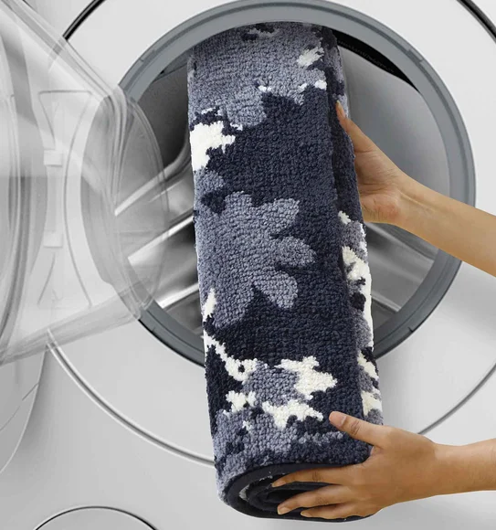 Ryan Quick Dry Polyester Bath Mat Black
