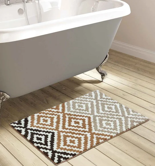 Ryan Quick Dry Polyester Bath Mat Camel