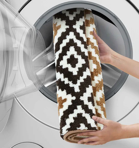 Ryan Quick Dry Polyester Bath Mat Camel